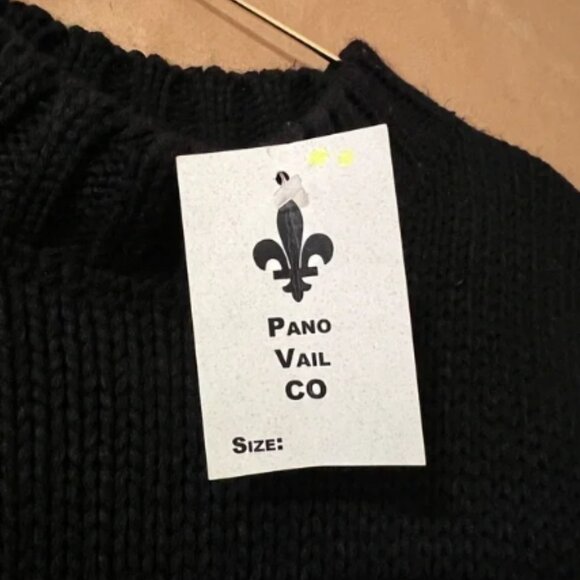 Alexia Ulibarri | NWT Oversized Chunky Knit Sweater Dress Black Zendaya Size XS - Picture 3 of 11